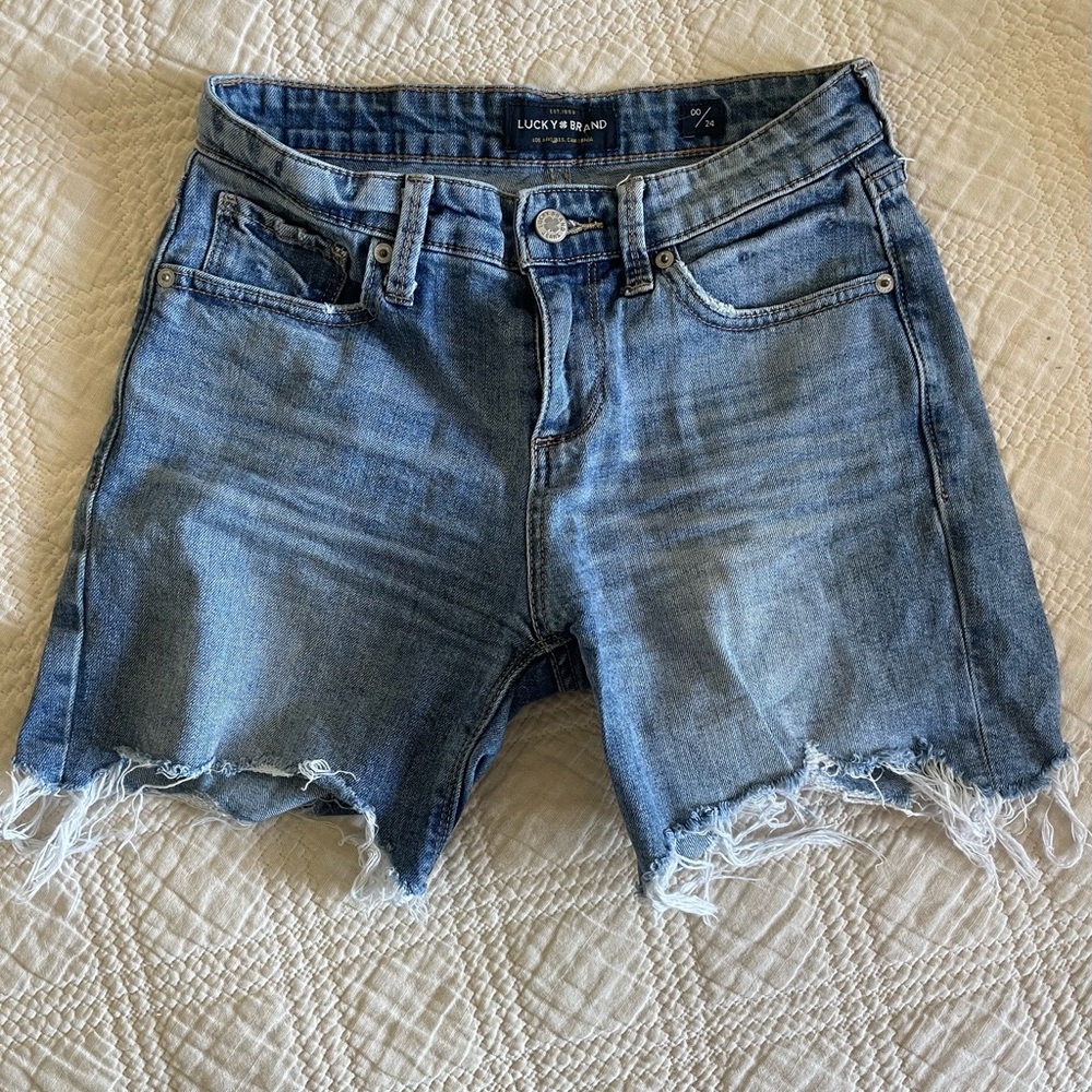 Lucky Brand Blue Denim Cutoff Shorts